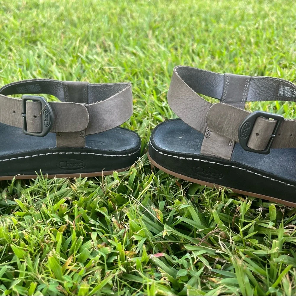 Chaco Wayfarer Sandals Tornado Size 9 Comfort Leather Shoes Buckle - Picture 5 of 8